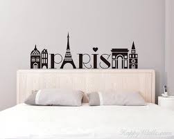 Paris Vinyl Decals Silhouette Modern