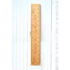 Shorty Kids School Ruler Personalised Height Chart