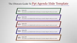 Simple Ppt Agenda Slide Template