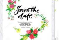 Save The Date Ba Girl Shower Card Template Save The Date Card