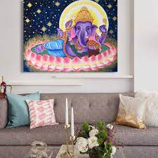 Famous Ganesha Canvas Painting 2021 L