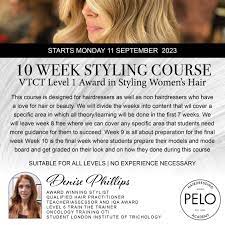 10 week styling course pelo hairdressing