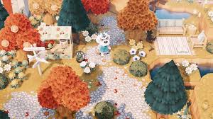 This animal crossing new horizons creator has some designed some very cool paths. Best Acnh Autumn Halloween Design Ideas Fall Floor Path Patterns In Animal Crossing New Horizons