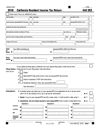 2016 printable 540 2ez form fill out