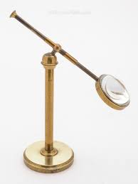 Victorian Scientific Brass Magnifying Glass