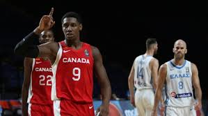 As of 2020, qualification for the olympic games is through the fiba basketball world cup. Trio Of Scorers Power Canada Past Greece In Opening Game Of Fiba Olympic Qualifier Cbc Sports