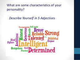Esl Describe Your Personality