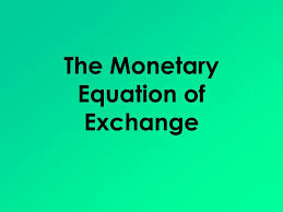 Ppt The Monetary Equation Of Exchange