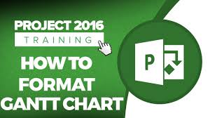 Microsoft Project 2016 Training How To Format A Gantt Chart