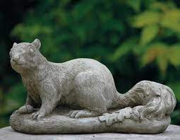 Squirrel Statue Reconstituted Stone