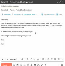track and log emails with the hubspot