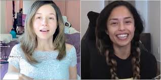 pokimane vs valkyrae without makeup