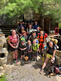 15 kids hike the appalachian trail