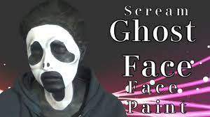 ghostface scream mask face paint makeup