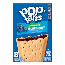 pop tarts unfrosted blueberry