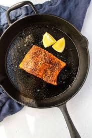 cast iron skillet salmon eats by april