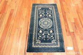 blue color antique chinese rug 72062