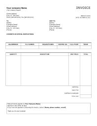 Download Simple Invoice Template Uk Key Images