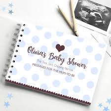 Personalised Baby Shower Guest Book And Photo Album By Amanda