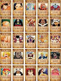 25 Pieces Set Of Anime One Piece Pirates Wanted Posters 11.2x7.8inch Wall  Collage Kits Luffy Zoro Sanji Jinbe Nami Robin Brook Chopper Ussop Franky  For Boys Girls Room Decoration | Wholesale | Tradeling