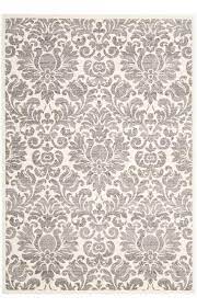 safavieh porcello grey and ivory damask rug