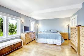 blue walls and white trim