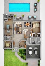Amazing Top 50 House 3d Floor Plans