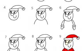 Le dessin facile à faire. Dessin Pere Noel Dessin Pere Noel Comment Dessiner Le Pere Noel Dessin Noel Dubai Khalifa