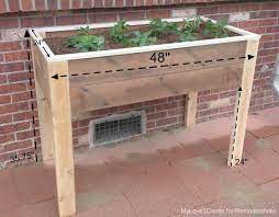 build an elevated planter box