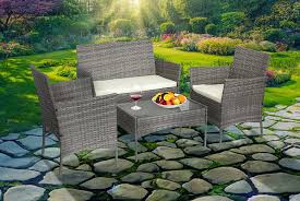 4 Seater Garden Rattan Furniture Set