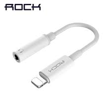 Rock Lighting To 3 5 Mm Audio Adapter Cable For Lightning 3 5mm Jack Headphone Converter For Iphone 7 8 X Xs Otg Aux Adaptador Phone Adapters Converters Aliexpress