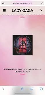 The sixth album by lady gaga. Lady Gaga S Chromatica Album Cover Has Been Uploaded To Her Official Store Popheads