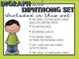 First Grade Fanatics Digraphs Diphthongs And Freebies Oh My