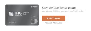 All credit types welcome to apply now. Chase Ihg Premier Referral Bonus 80 000 Bonus Points Anniversary Free Night