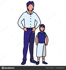 Father And Son Design Stock Vector Djv 234374218