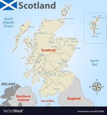 map scotland with districts royalty