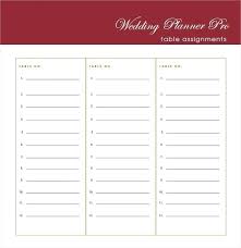 Wedding Guest List Templates Word Excel Free Template Blank