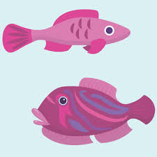 animated fish vector art icons and