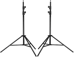 Amazon Com Neewer Pro 9 Feet 260cm Heavy Duty Aluminum Alloy Photography Photo Studio Light Stands Kit For Video Portrait And Photography Lighting 2 Pieces Camera Photo