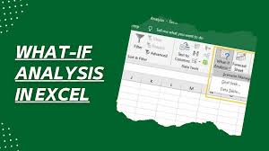 what if ysis in excel a