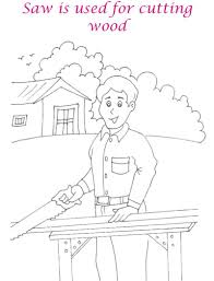 If you would like to save your gallery. Saw Coloring Printable Page For Kids