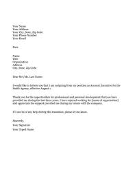 Resignation Letter Template Free Download Create Edit Fill