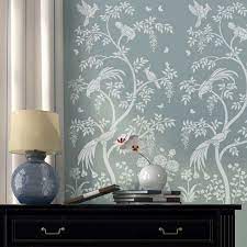 Chinoiserie Chic Wall Mural Stencils By