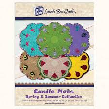 candle mats spring and summer