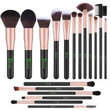 bestope makeup brushes 16 pcs makeup brush set premium synthetic foundation