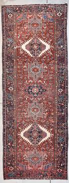 antique karaja runner oriental rug 4 8