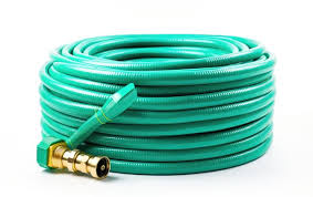 Stack Of Cute Garden Hose Pipe Isolated