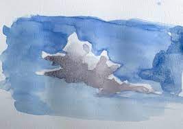 How To Paint Clouds In Watercolor A