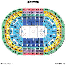 bell centre seating charts views