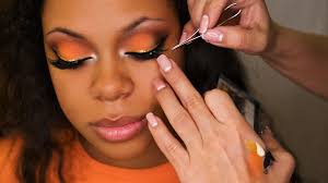 applying individual lashes